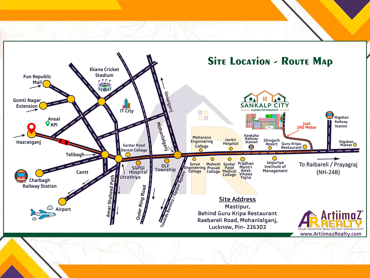Sankalp City Road Map